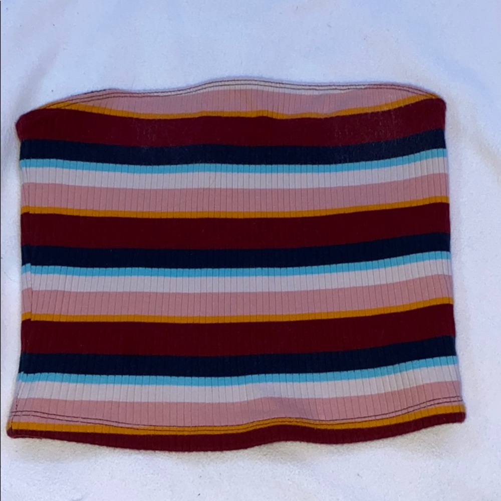 Hollister tube top striped